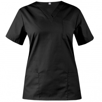 Bluza medyczna scrubs damska - ARIA - czarny