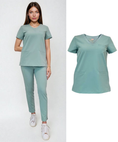 Bluza medyczna damska - DAISY - mięta