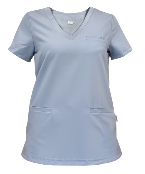 Bluza medyczna damska - DAISY - niebieski