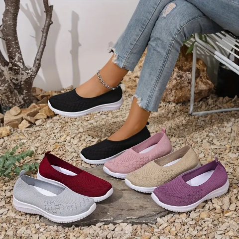 Baleriny wsuwane damBaleriny wsuwane damskie oddychające AirWeave Ballerina - czerwoneskie oddychające AirWeave Ballerina - fioletowe