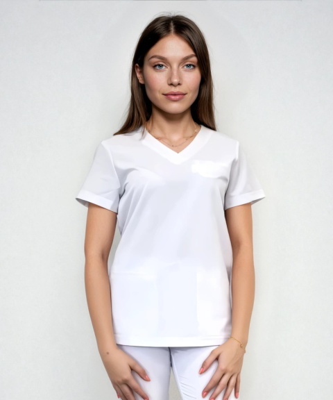Bluza medyczna damska - DAISY - biały Bluza medyczna damska - DAISY - biały
