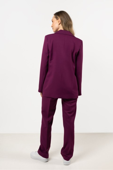 Spodnie Damskie Model A713 Plum - awama Spodnie Damskie Model A713 Plum - awama