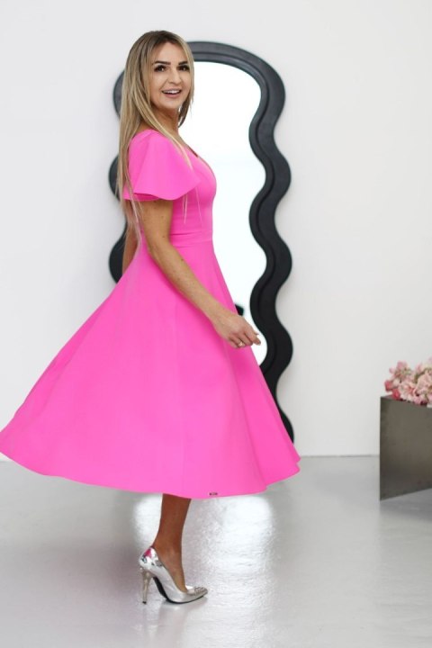 Sukienka Model Elisse Pink - Jersa Sukienka Model Elisse Pink - Jersa